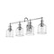 Z-Lite Bryant 4 Light Vanity, Chrome And Clear Seedy 734-4V-CH - alternate 4